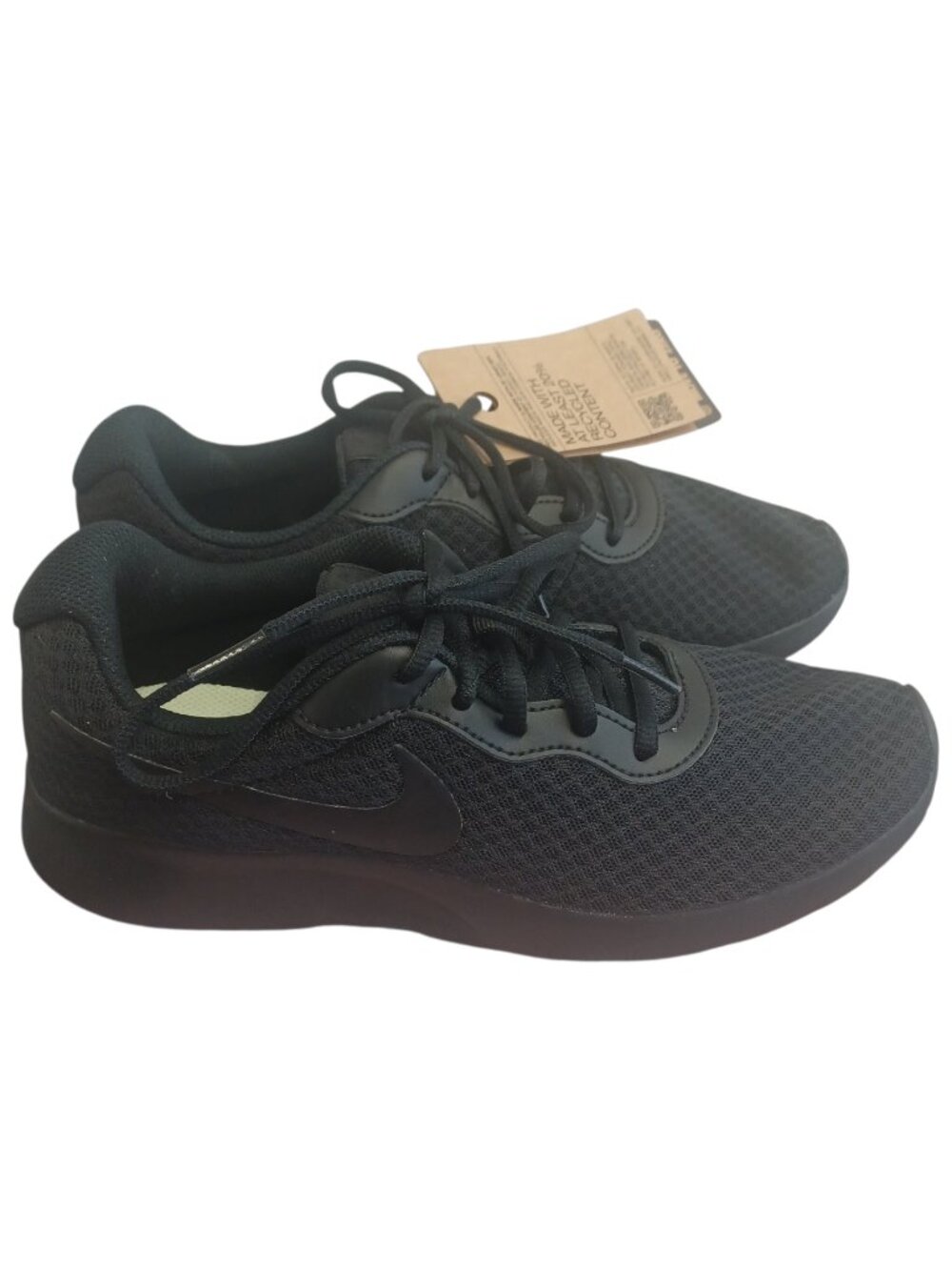 Nike Tanjun Black  Lightweight Mesh Athletic Sneakers Size 9 NWOB - Picture 6 of 10